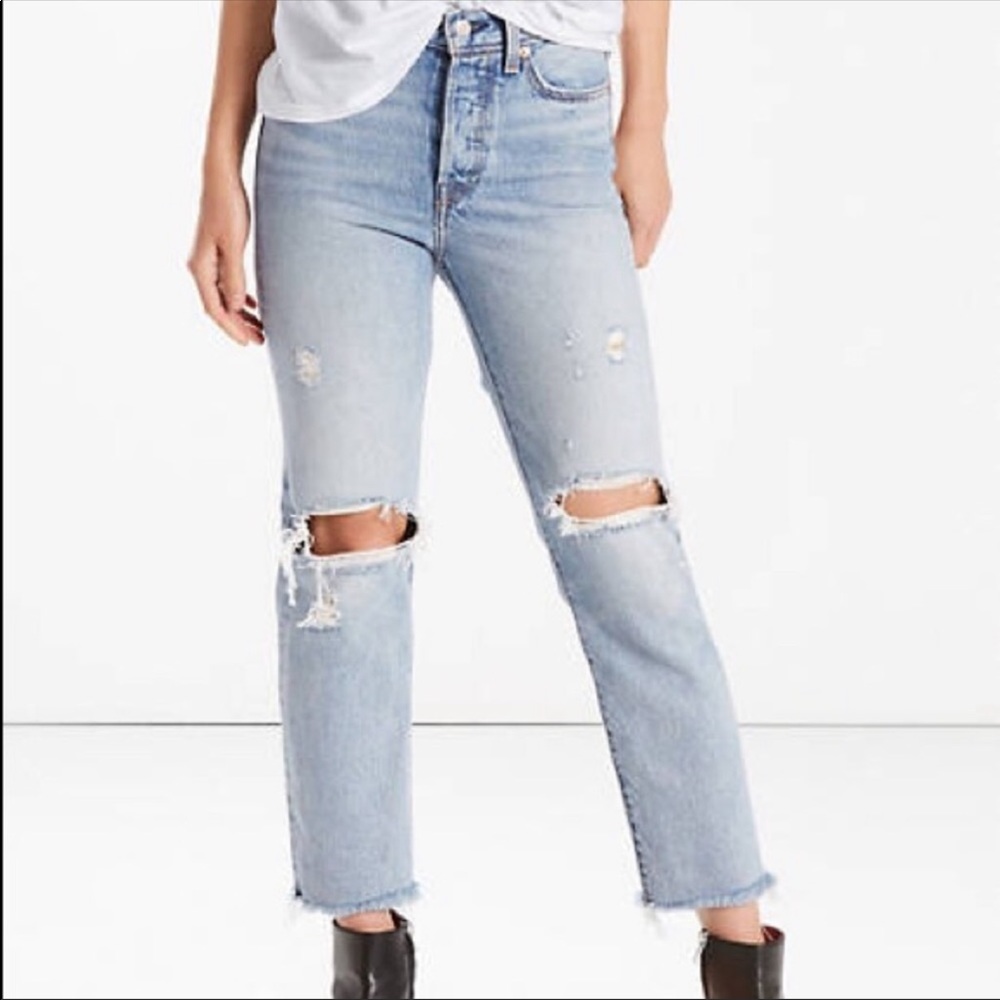 NWT Levi’s wedgie straight high rise jeans